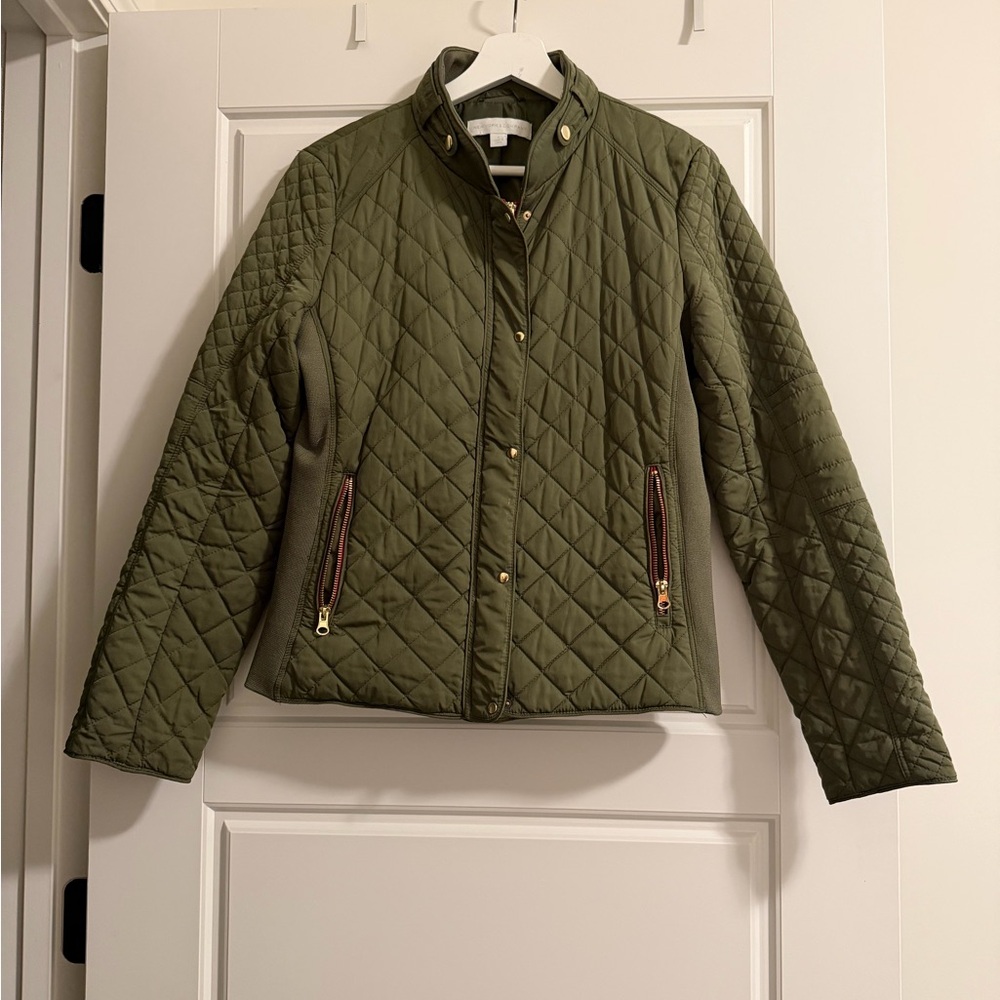 Quilted Green Utility Jacket